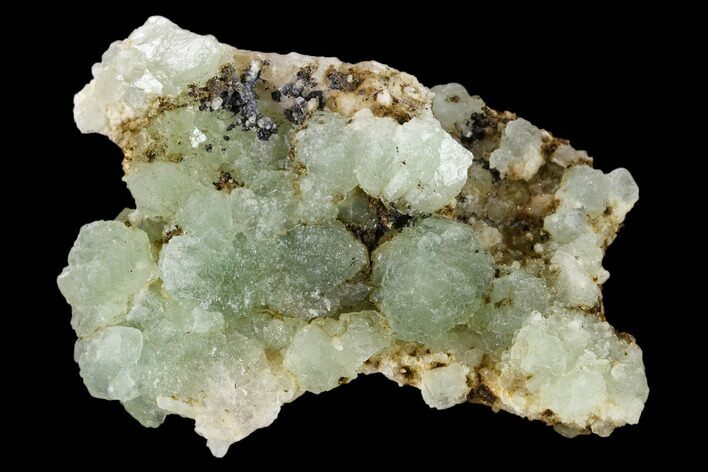 Fluorite with Manganese Inclusions on Quartz - Arizona #133660